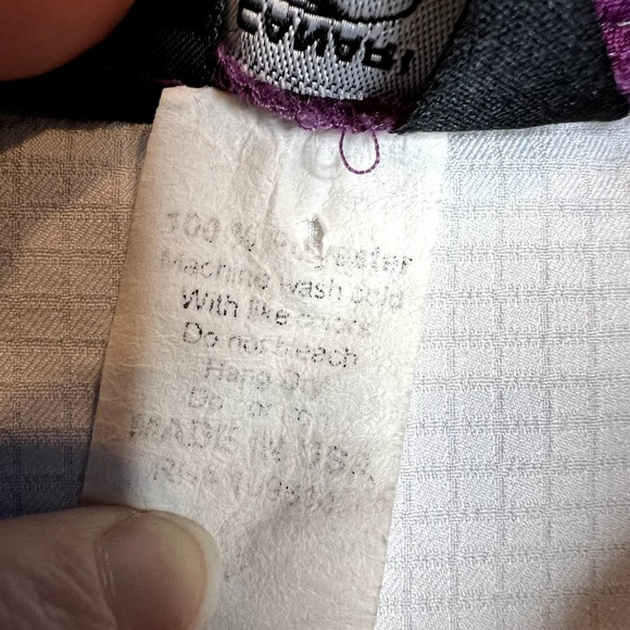 Canari Women's Cycling Windbreaker Vest Size Medium Full Zip Gray Purple USA - Picture 7 of 7